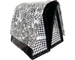 Du Baj Mexi Kidz - Dubbele Kinderfietstas - 21 l - Barok Black