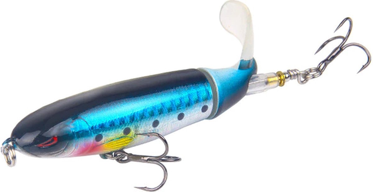 PikeAttack - Whopper Plopper - Roofvissen - Blauw - 13,5g - 10cm