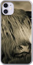 Coque iPhone 11 - Highlander écossais - Animaux - Cheveux - Coque en Siliconen