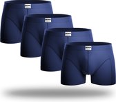 BOXR Underwear - Bamboe Boxershort Heren - Onderbroeken Heren - 4-Pack - L - Bamboe Ondergoed - Ondergoed Heren - Bamboo Boxershort voor Mannen