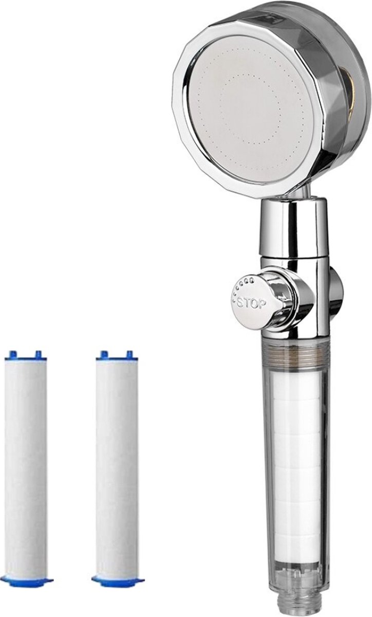 Waterbesparende Douchekop – Douchekop Met Extra Filter – Turbo Charged - Ionische Douchekop – Propeller