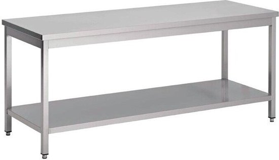 Werktafel - RVS - Onderblad - 100cm Breed |60cm Diep GS002 - Horeca & Professioneel