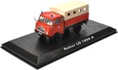 Robur LO 1800 A - Editions Atlas Collection 1:72 Classic Fire Engines  - Brandweer in vitrine Display