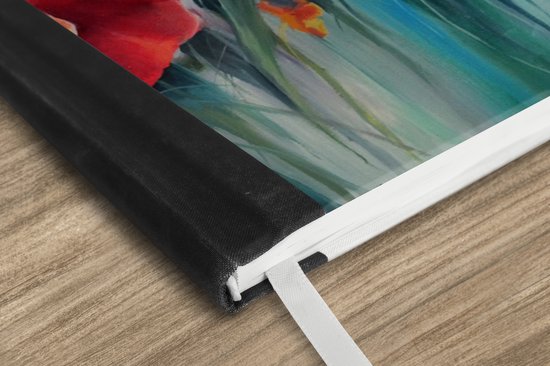 Carnet - Cahier d'écriture - Peinture - Peinture à l'huile - Fleurs - Carnet - Format A5 - Bloc-notes