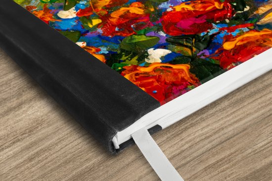 Carnet - Cahier d'écriture - Peinture - Peinture à l'huile - Fleurs - Nature - Carnet - Format A5 - Bloc-notes