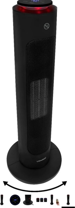 Ventilatorkachel - Elektrische Kachel - Maxozo Milato - Elektrische