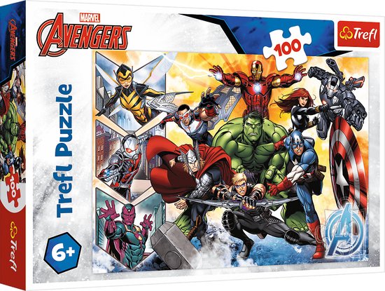 Trefl legpuzzel Avengers 100 stukjes stripfiguren puzzel.