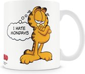 Garfield Mok/beker I Hate Mondays Wit