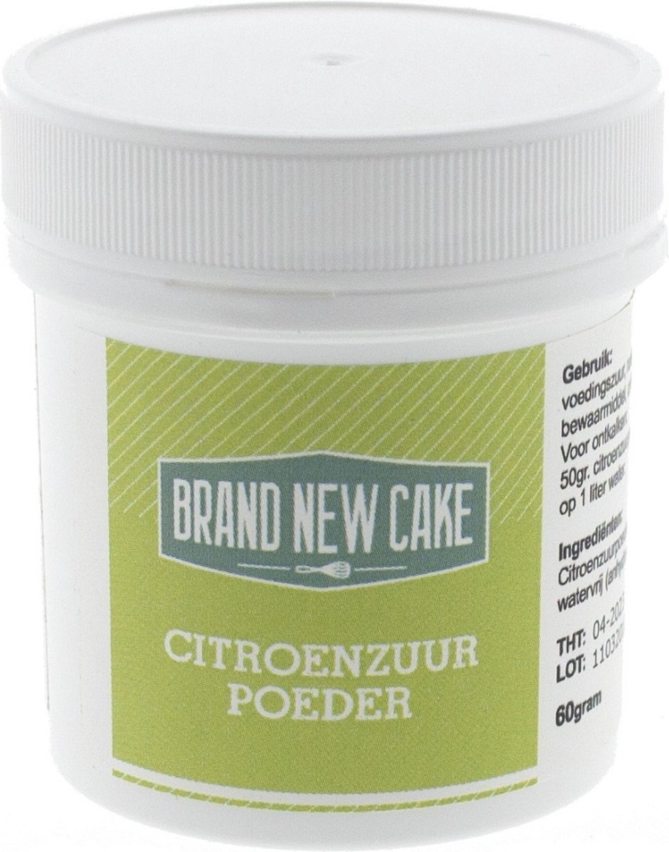 BrandNewCake® Citroenzuur Poeder 60gr - Bakingrediënten - Bakken