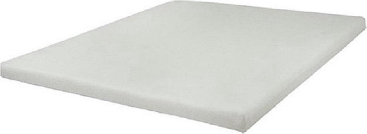 Bed Care Jersey Stretch Topper Hoeslaken - 160x200 - 15CM - Wit