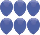 Haza Ballonnen verjaardag feest - 300x stuks - marine blauw - 29cm