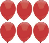 Haza Ballonnen verjaardag/thema feest - 200x stuks - rood - 29 cm