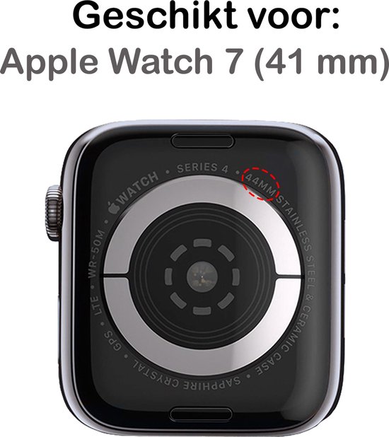 Rvs Elastische Horlogeband Band / Armband met Link Adapter voor Apple Watch 42mm - 44mm zilver