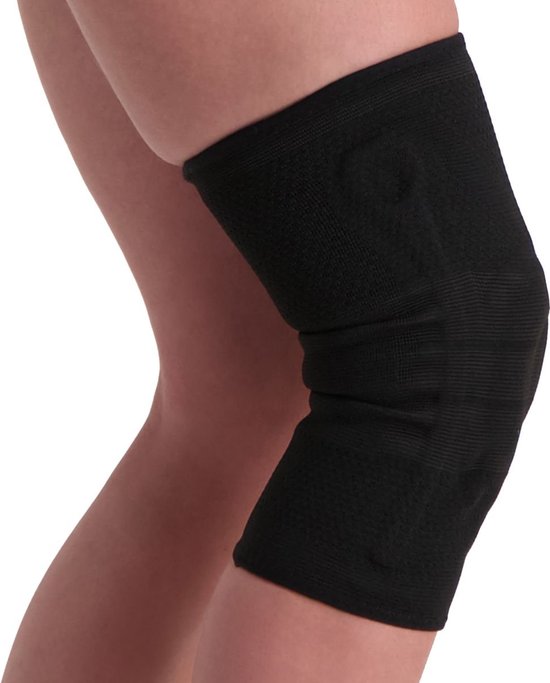 Dunimed Premium kniebrace met baleinen - Lichtgewicht (In zwart en beige) Zwart