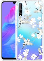 Huawei P Smart S Hoesje White Bird Designed by Cazy