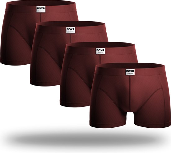 BOXR Underwear - Bamboe Boxershort Heren - Onderbroeken Heren - 4-Pack - 3XL - Bamboe Ondergoed - Ondergoed Heren - Bamboo Boxershort voor Mannen