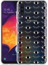 Galaxy A50 Hoesje I See You - Designed by Cazy
