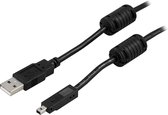 Deltaco - USB kabeladapter - van USB type A plug naar USB 4pin Mini