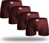BOXR Underwear - Bamboe Boxershort Heren - Onderbroeken Heren - 4-Pack - M - Bamboe Ondergoed - Ondergoed Heren - Bamboo Boxershort voor Mannen