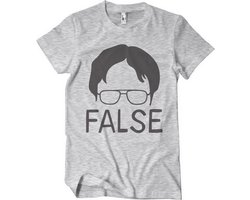 The Office Heren Tshirt -S- FALSE Grijs
