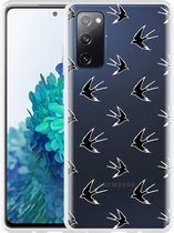 Hoesje Geschikt voor Samsung Galaxy S20 FE Swallows