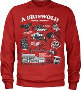 National Lampoon's Christmas Vacation Sweater/trui -2XL- Icons Rood