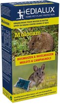 Edialux Mulocam 150gram - Gif tegen Bosmuizen en Woelmuizen - ongediertegif - muizengif