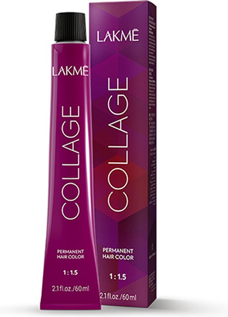 Lakme Collage Haarkleuring Crème Permanent 60ml - 05/44 Light Copper Copper Brown / Hellkupfer Kupfebraun