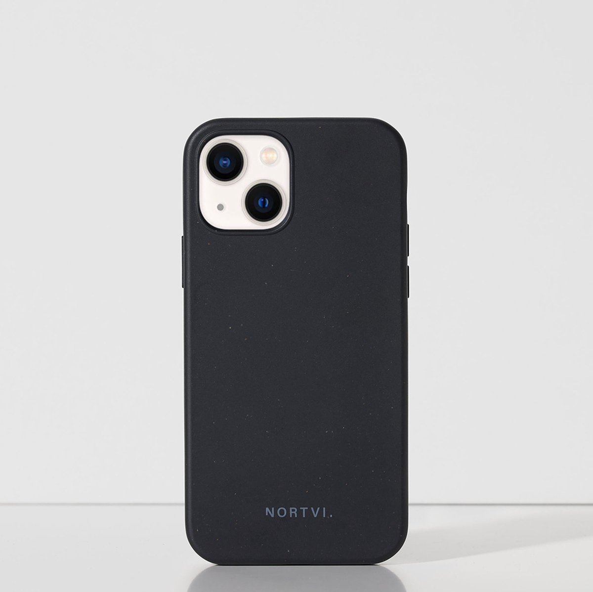 NORTVI iPhone 14 hoesje | Zwart | Sterk, Duurzaam & Fashionable