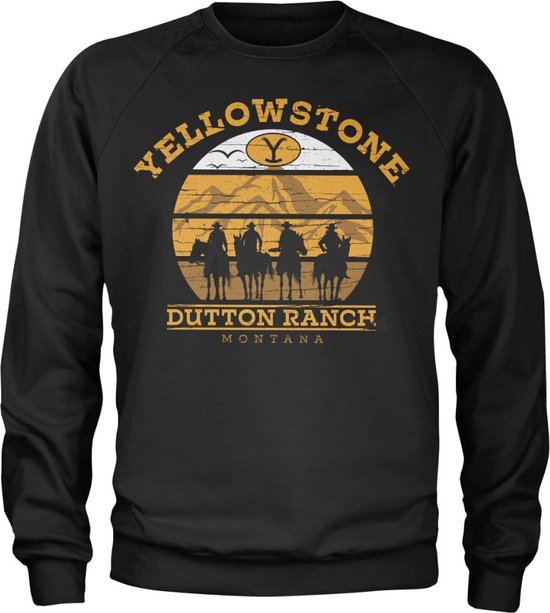 Yellowstone Sweater/trui -L- Cowboys Zwart