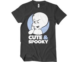 Casper The Friendly Ghost Heren Tshirt -XL- Cute & Spooky Zwart