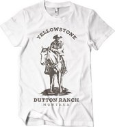 Yellowstone Heren Tshirt -XL- Rancher Wit
