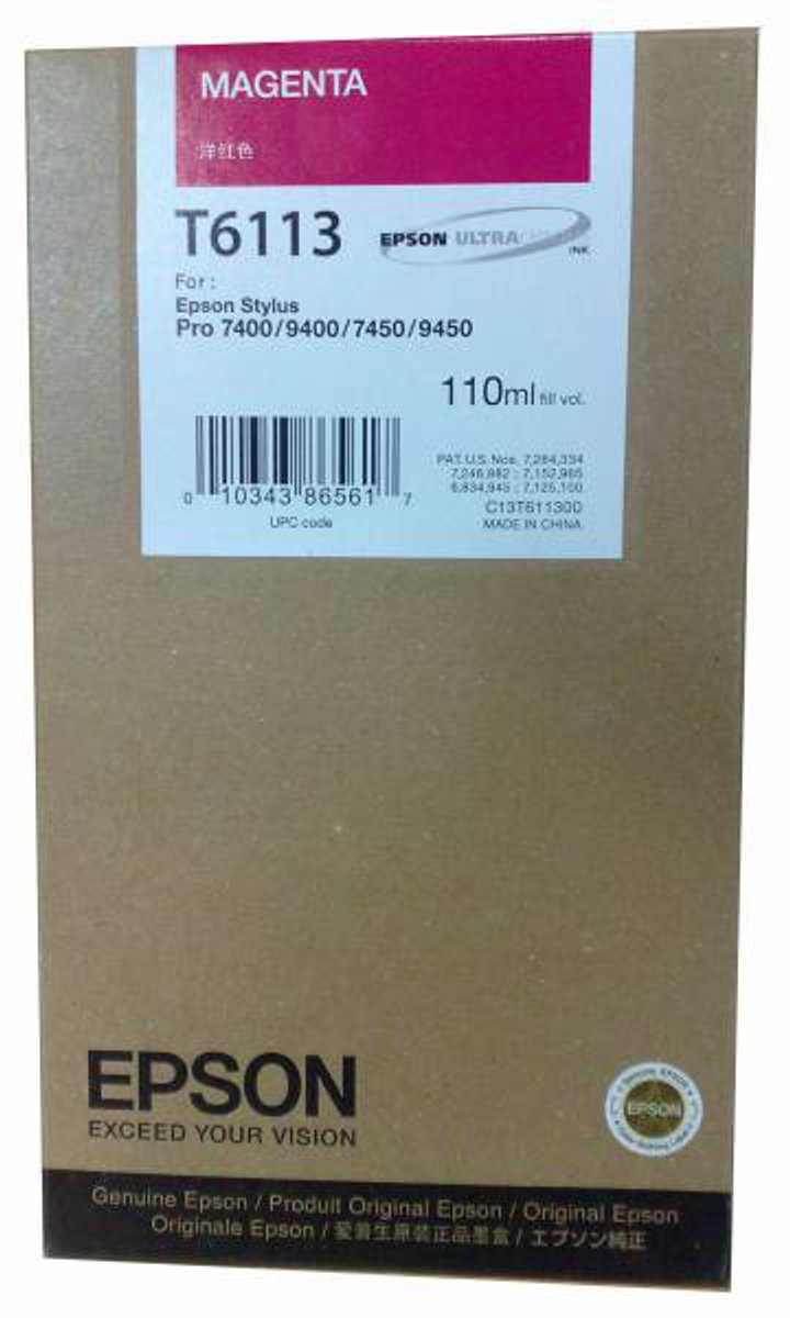 Epson T6113 - Inktcartridge / Magenta