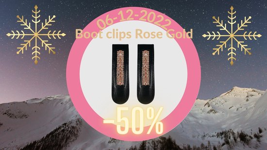 boot clips Rose Gold | bol