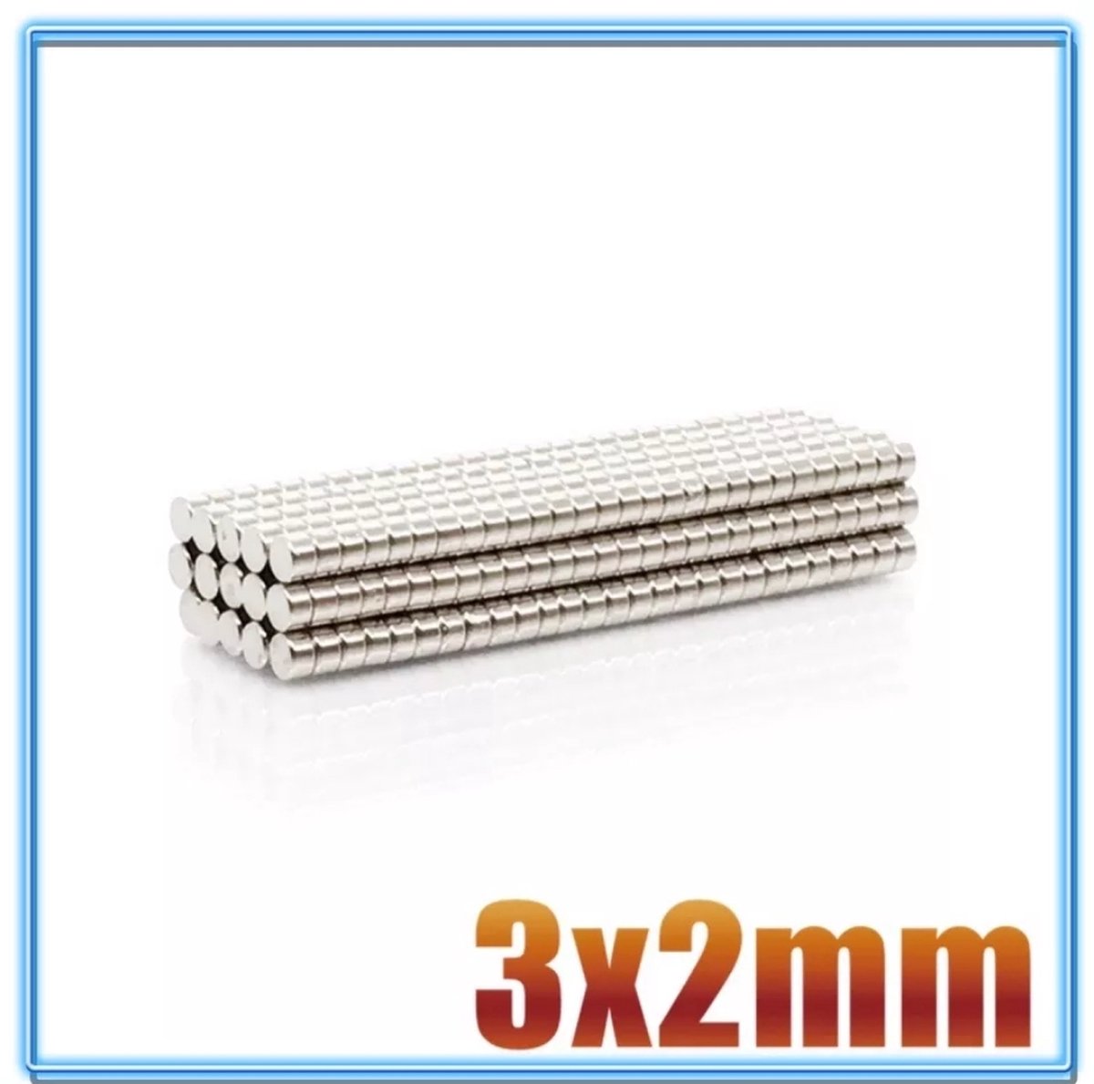 Ronde platte neodymium mini magneetjes 100 stuks - 3 x 2 mm - neodymium magneet - koelkast - whiteboard