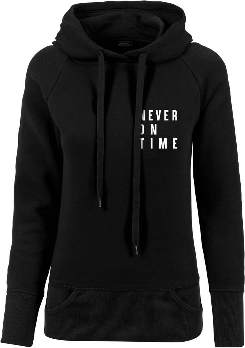 Mister Tee Hoodie/trui -M- Never On Time Zwart