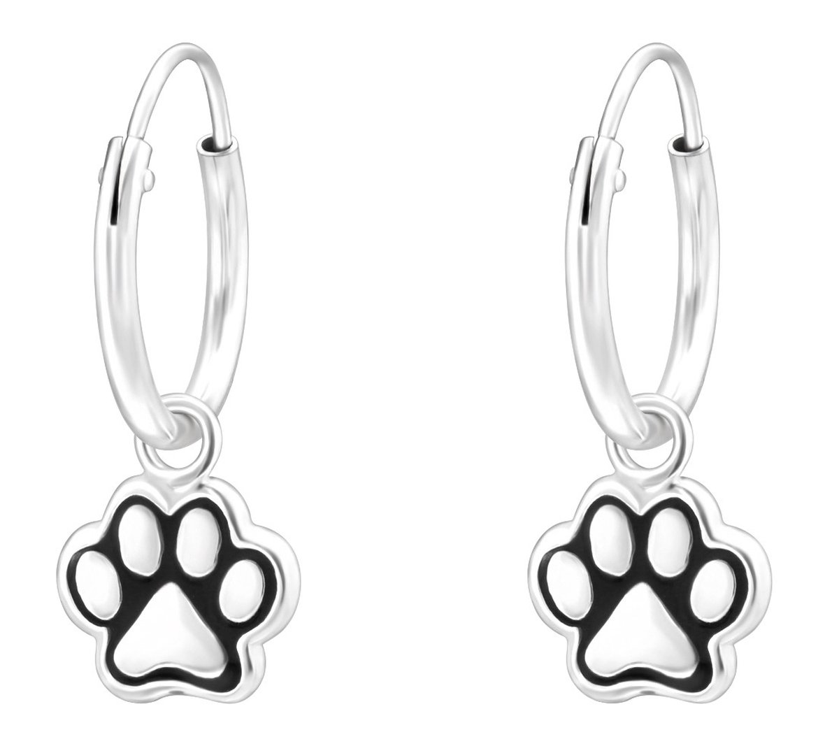 YFN Sterling Zilveren Olifant/Wolf/Kat Oorbellen Dierensieraden Cadeau voor Vrouwen Meisjes, normal, Sterling zilver, Edelsteen