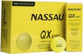 Nassau QX Soft - Balles de golf - 12 pièces - Lime