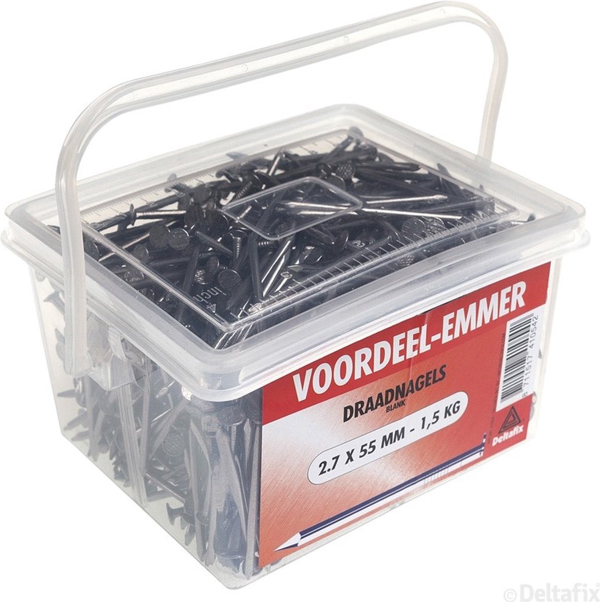 Emmer draadnagel 2,7x55mm 1,5kg Deltafix