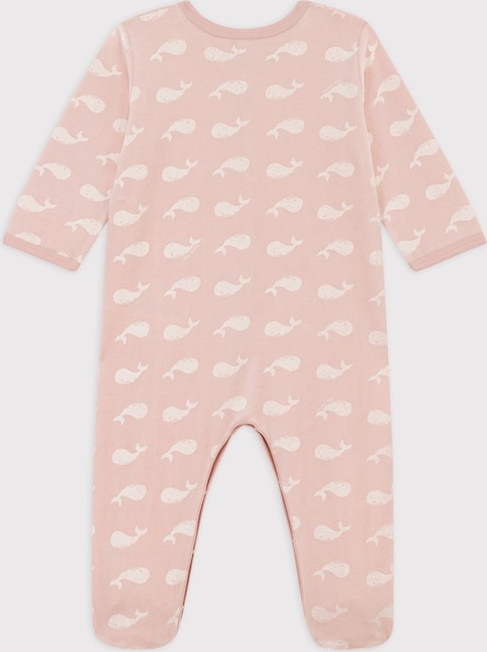 Petit Bateau Pyjama van velours met roze walvissen Meisjes Boxpak - Maat 62  | bol.com