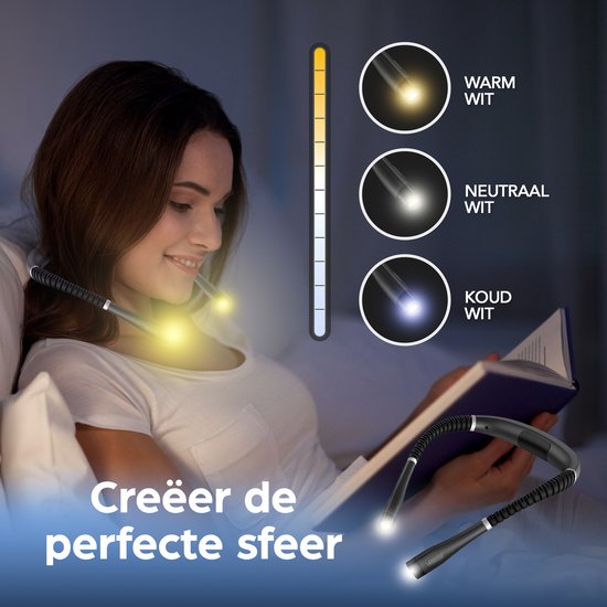 LED - Op batterijen - Smalle - Leeslamp kopen? | Korting tot 63