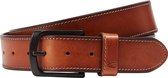 camel active Riem Belt made of high quality leather - Maat menswear-S - Cognac