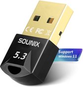 Sounix Bluetooth 5.3 adapter - USB-adapter - Plug and Play - Windows 11/10/8.1