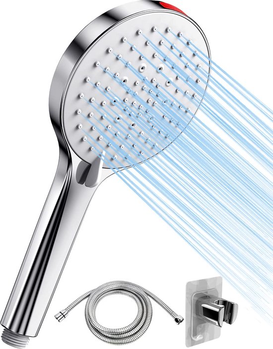 SREWOHS Waterbesparende douchekop met slang spaardouchekop... bol