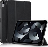 Lunso - iPad 10 (2022) - Housse Tri-Fold Bookcase - Zwart