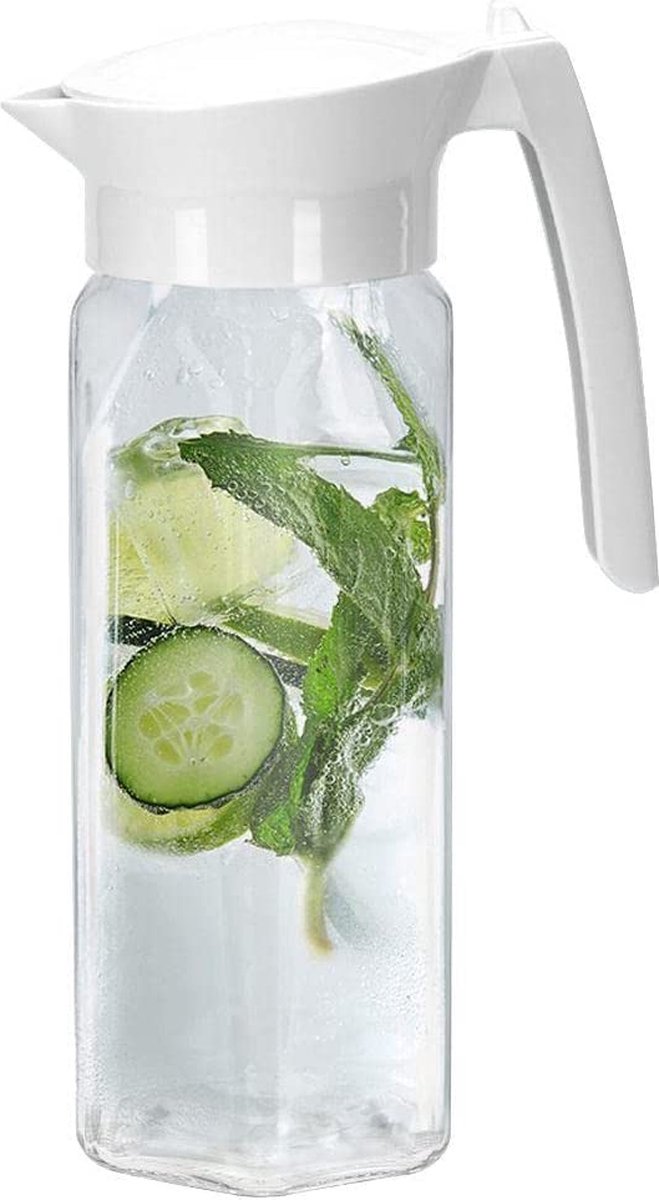 IMPERIAL glass Glazen karaf 2 l - bolvormige waterkaraf van Crystalline