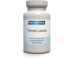Nova Vitae - Temoe Lawak- Curcuma Xanthorrhiza - 180 Tabletten