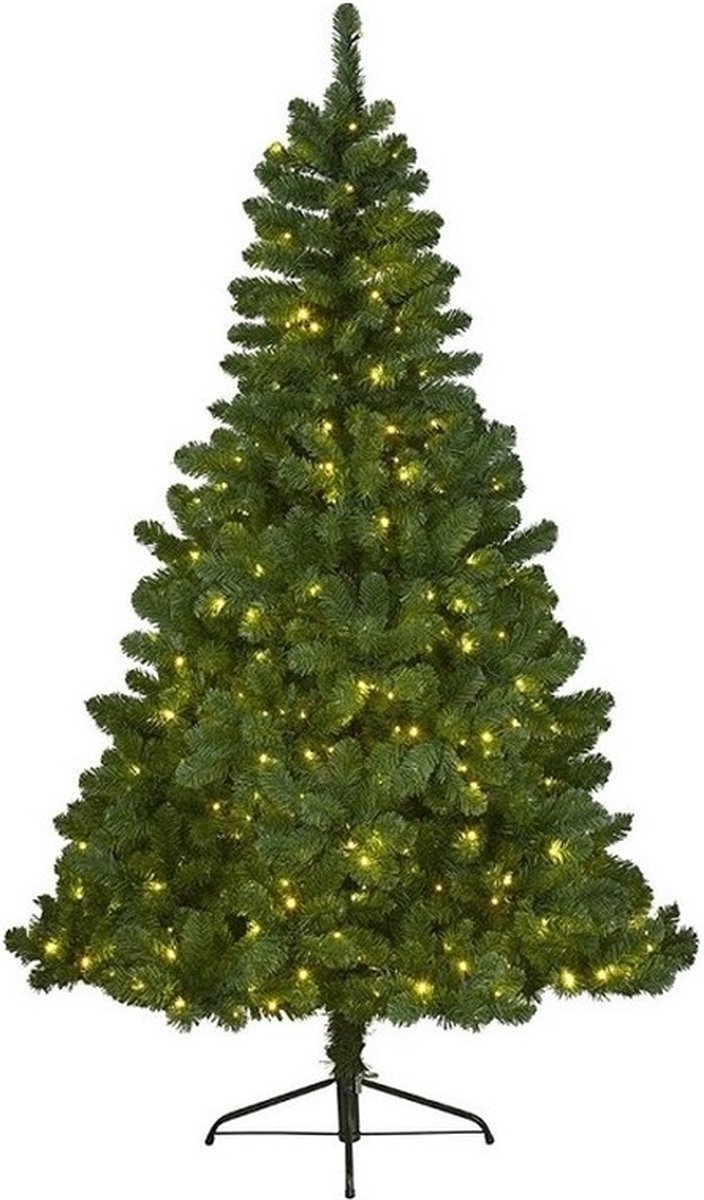 Everlands Imperial Pine Kunstkerstboom - 150 cm hoog - Met verlichting met twinkel functie