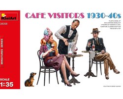 MiniArt Modelbouwpakket Militaire voertuigen - 38058 Cafe Visitors 1930-40s Plastic - 1:35 -