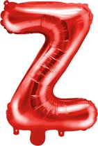 Folieballon letter Z - 35cm rood